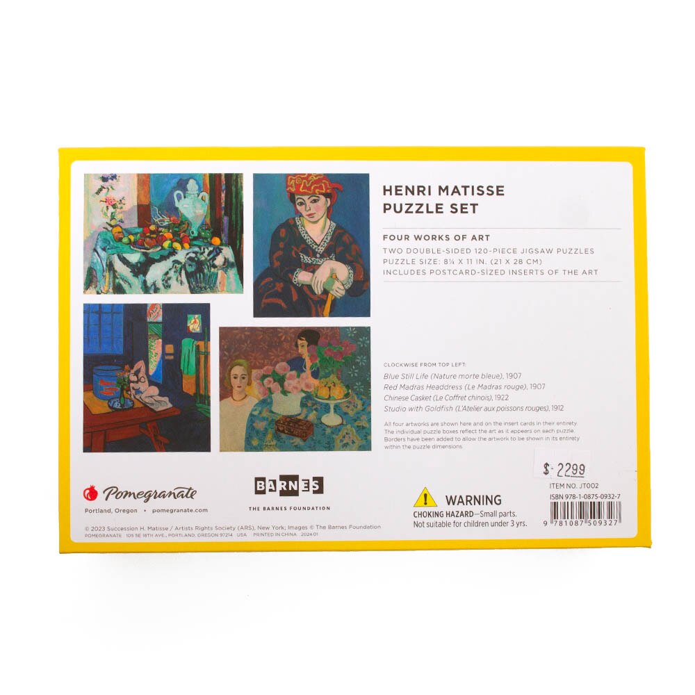 Pomegranate, Puzzle, Gifts, 120 Piece, Double-Sided, Jigsaw, Henri Matisse, 963703